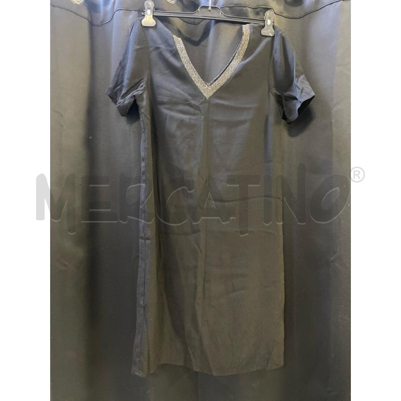VESTITO DONNA SILVIAN HEACH NERO STR BRILL COLLO | Mercatino dell'Usato Ciampino 2