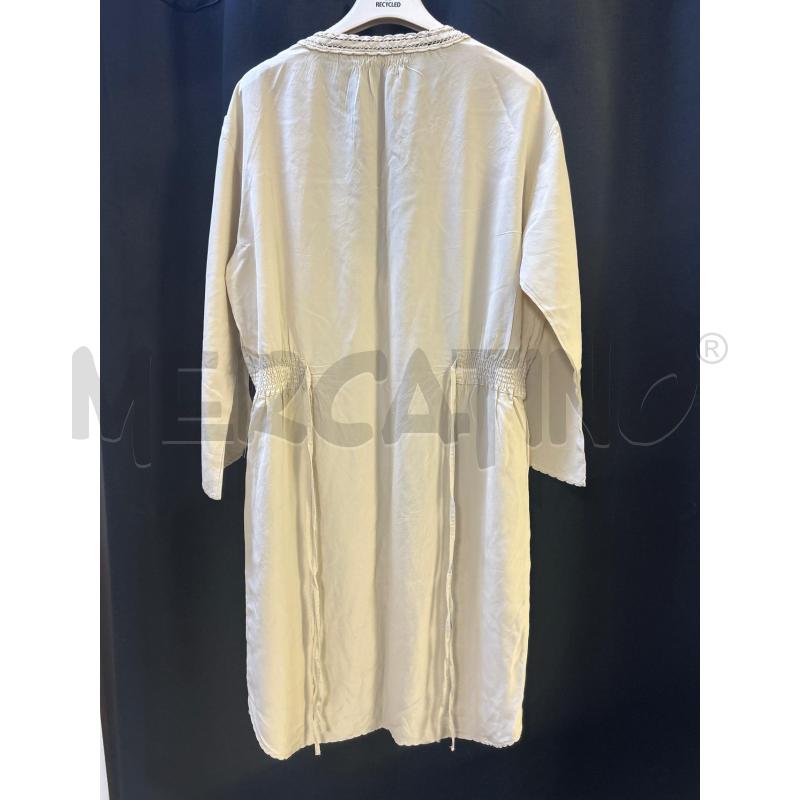 VESTITO DONNA STEFANEL BEIGE SETA  | Mercatino dell'Usato Ciampino 3