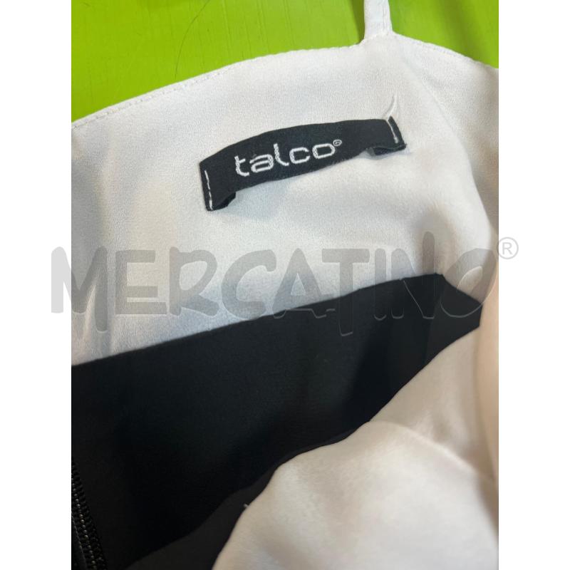 VESTITO DONNA TALCO GONNA NERA SOPRA BIANCO  | Mercatino dell'Usato Ciampino 3