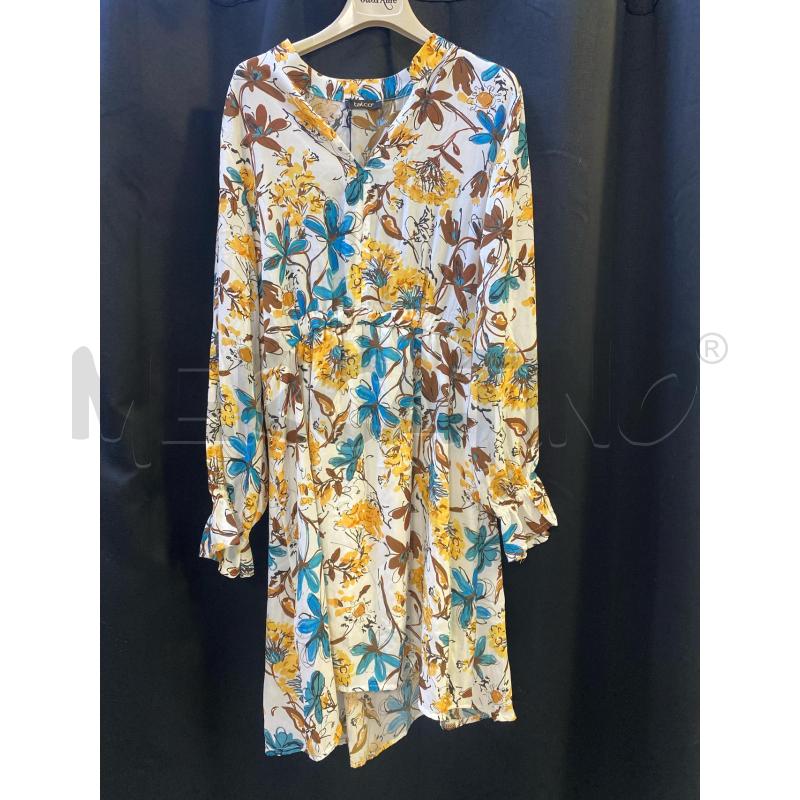 VESTITO DONNA TALCO NUOVO BEIGE FANT GIALLA MARR CELESTE | Mercatino dell'Usato Ciampino 1