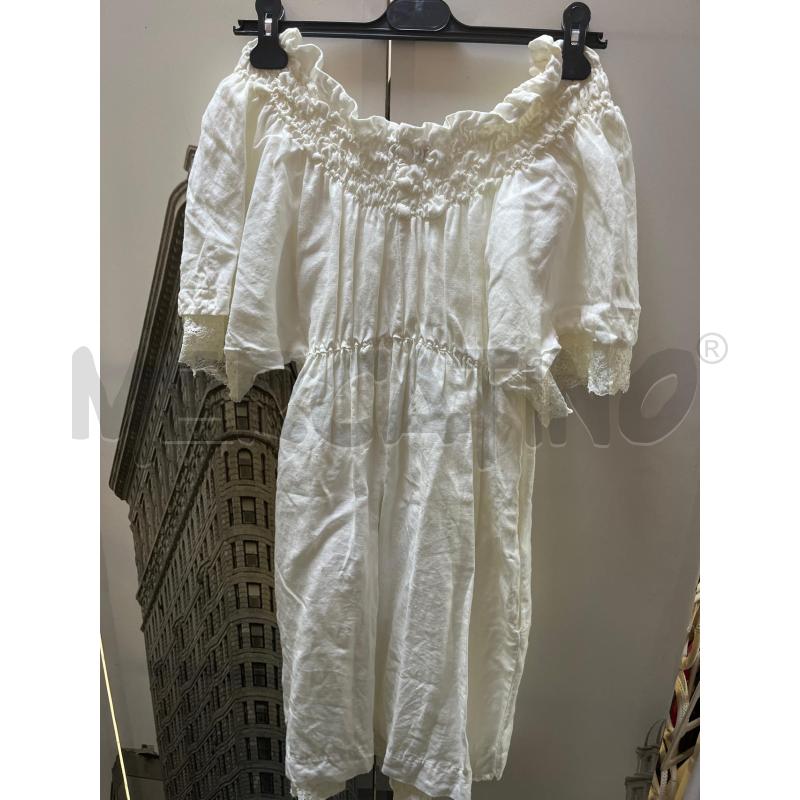 VESTITO DONNA TWINSET BIANCO LINO | Mercatino dell'Usato Ciampino 3