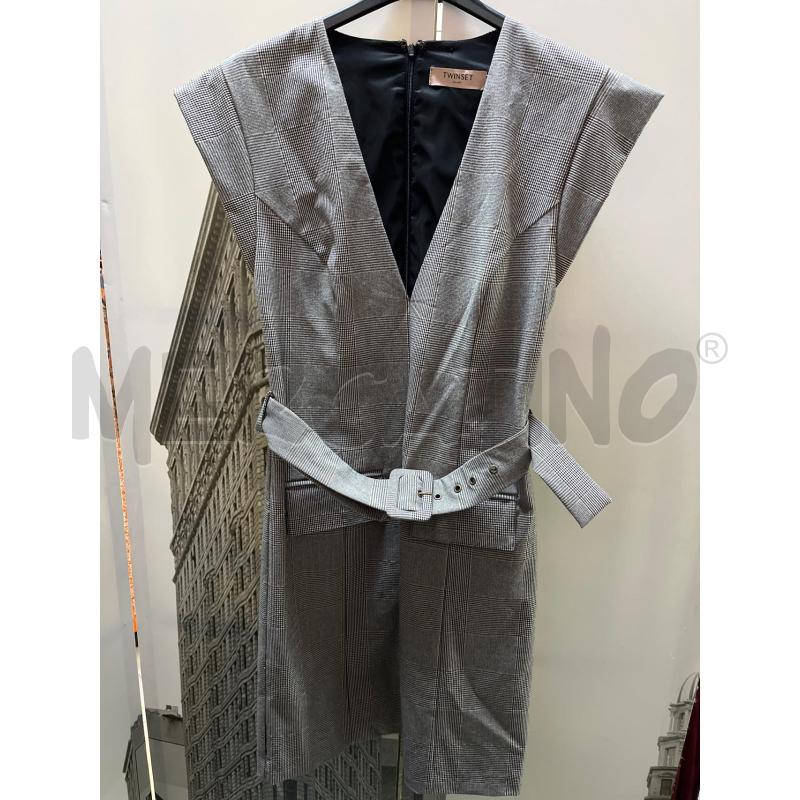 VESTITO DONNA TWINSET GRIGIO STR BEIGE | Mercatino dell'Usato Ciampino 1