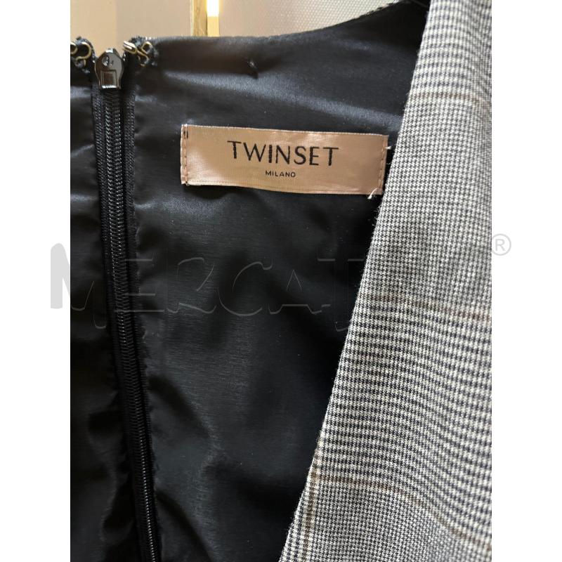 VESTITO DONNA TWINSET GRIGIO STR BEIGE | Mercatino dell'Usato Ciampino 2