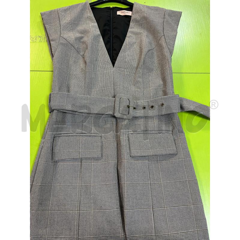 VESTITO DONNA TWINSET GRIGIO STR BEIGE | Mercatino dell'Usato Ciampino 4