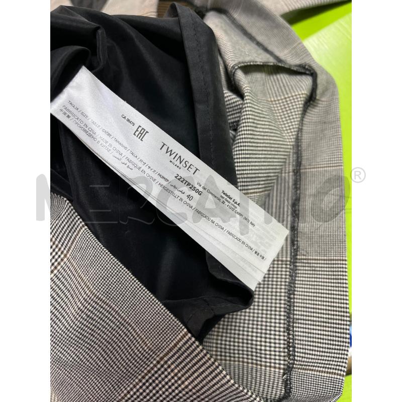 VESTITO DONNA TWINSET GRIGIO STR BEIGE | Mercatino dell'Usato Ciampino 5