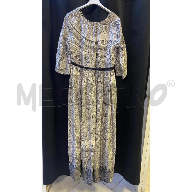 VESTITO DONNA TWINSET LUNGO BIANCO NERO FANTASIA | Mercatino dell'Usato Ciampino 2
