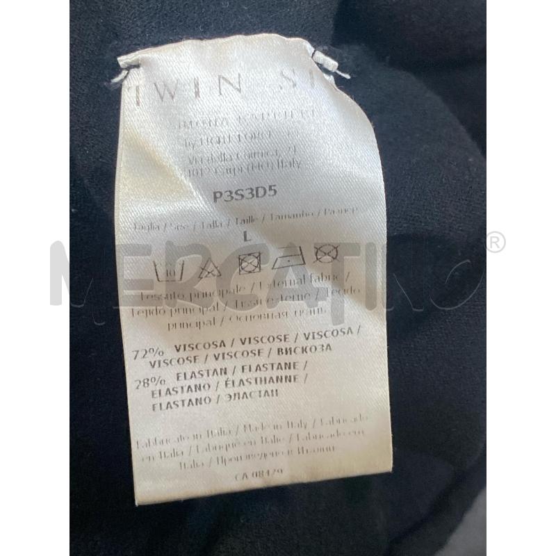 VESTITO DONNA TWINSET NERO  | Mercatino dell'Usato Ciampino 4