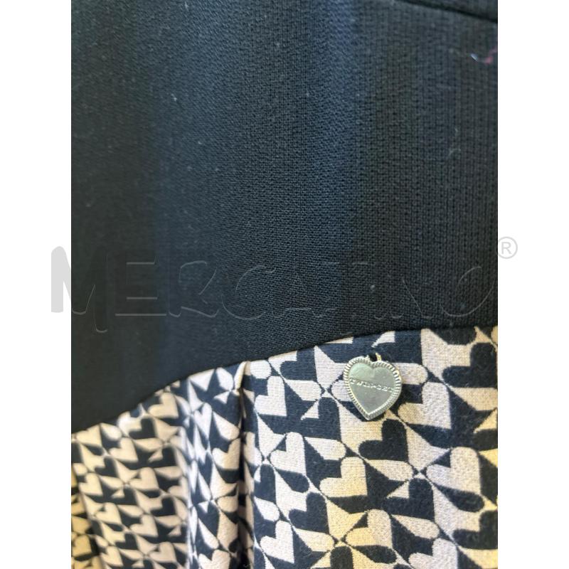VESTITO DONNA TWINSET NERO GONNA FANT BEIGE | Mercatino dell'Usato Ciampino 2