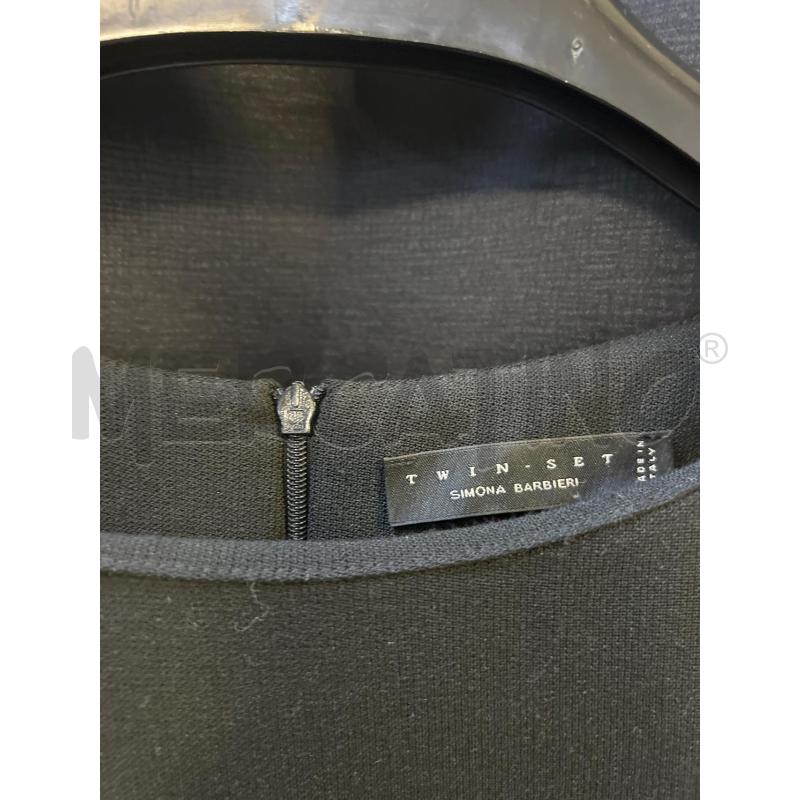 VESTITO DONNA TWINSET NERO GONNA FANT BEIGE | Mercatino dell'Usato Ciampino 3