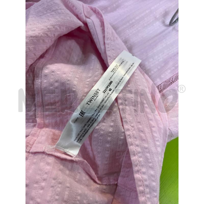 VESTITO DONNA TWINSET ROSA RICAMO | Mercatino dell'Usato Ciampino 5