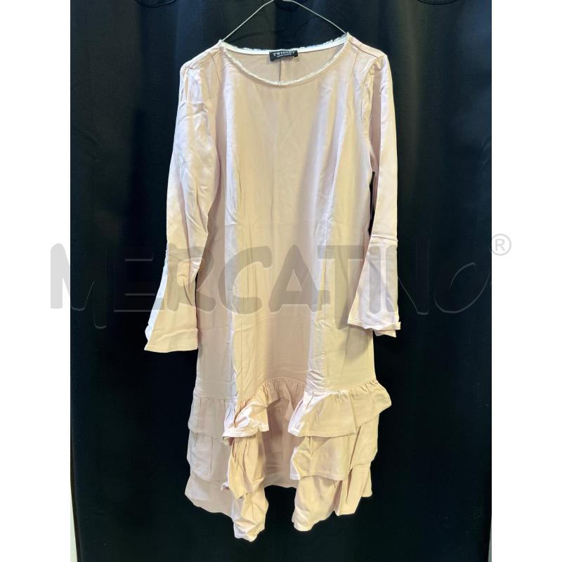 VESTITO DONNA TWINSET ROSA SOTTO BALZE  | Mercatino dell'Usato Ciampino 1