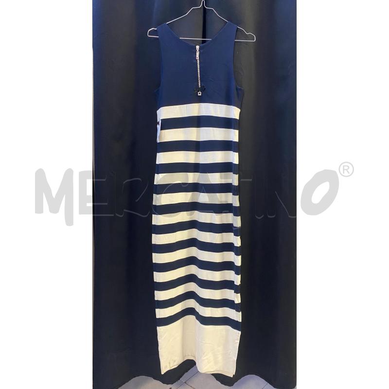 VESTITO DONNA TWINSET STR BLU BEIGE | Mercatino dell'Usato Ciampino 3