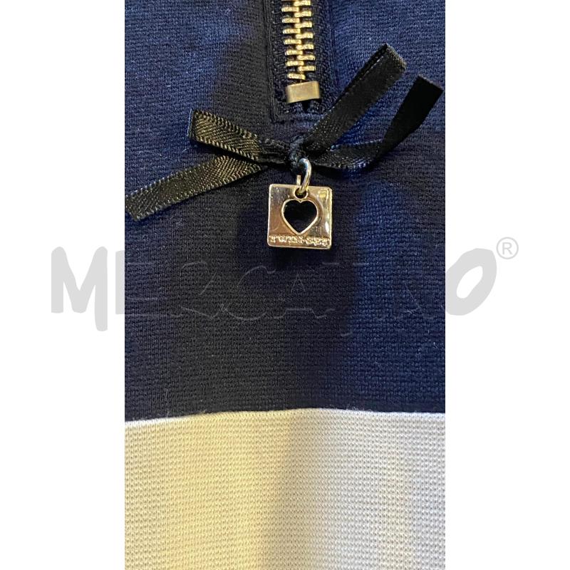 VESTITO DONNA TWINSET STR BLU BEIGE | Mercatino dell'Usato Ciampino 4