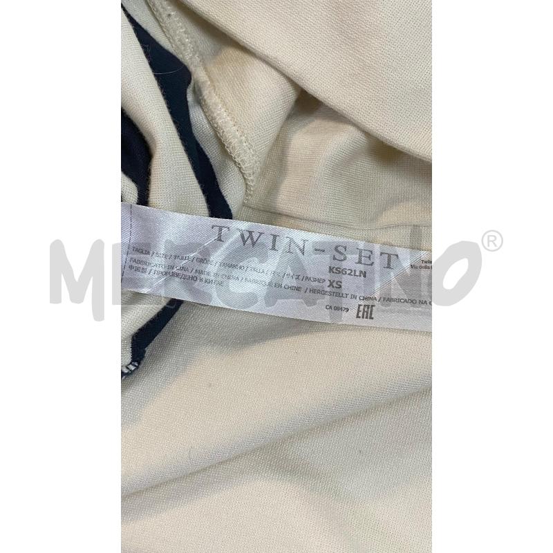 VESTITO DONNA TWINSET STR BLU BEIGE | Mercatino dell'Usato Ciampino 5