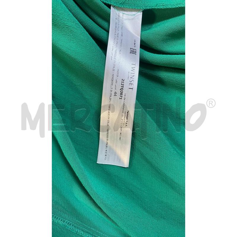VESTITO DONNA TWINSET VERDE  | Mercatino dell'Usato Ciampino 4