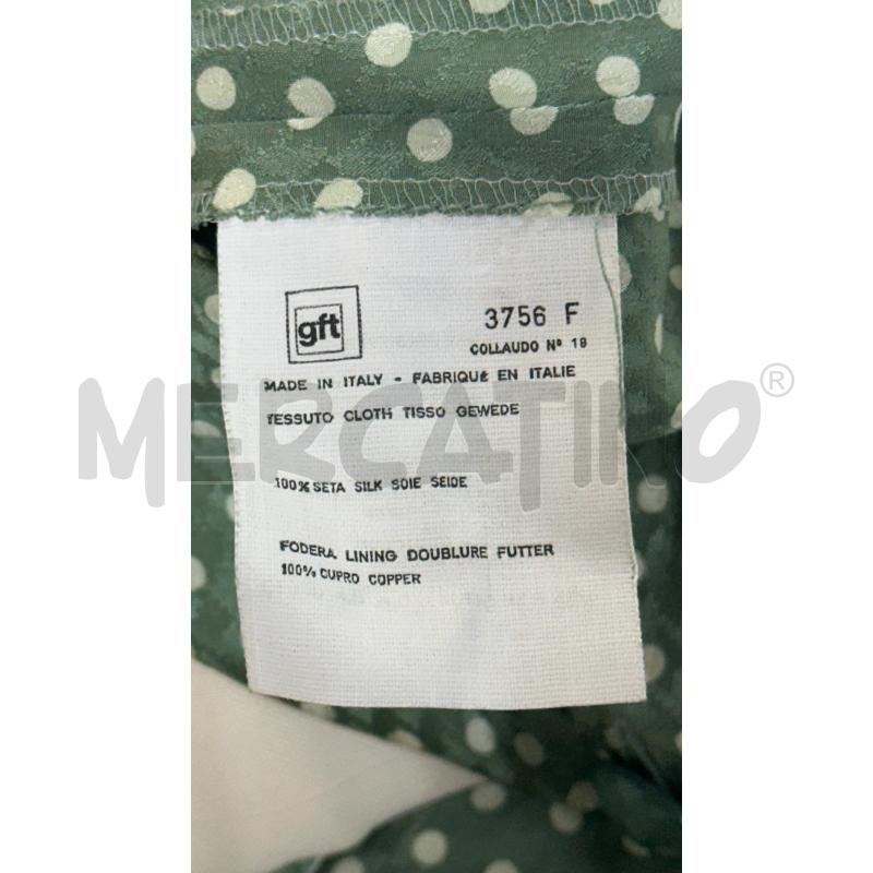 VESTITO DONNA VALENTINO ANNI 70/80 VERDE POIS  | Mercatino dell'Usato Ciampino 4