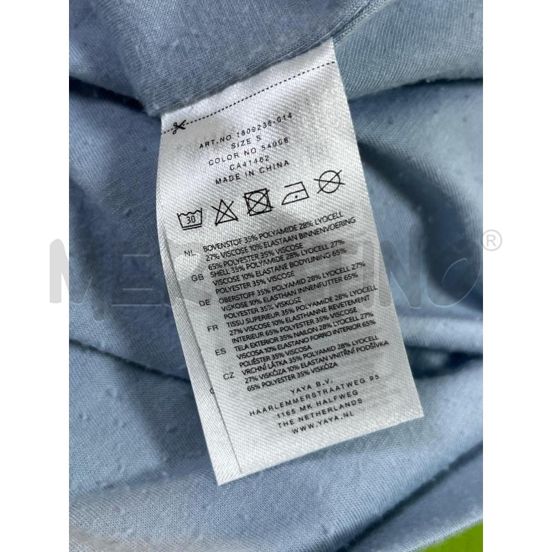 VESTITO DONNA YAYA CELESTE LUNGO | Mercatino dell'Usato Ciampino 5