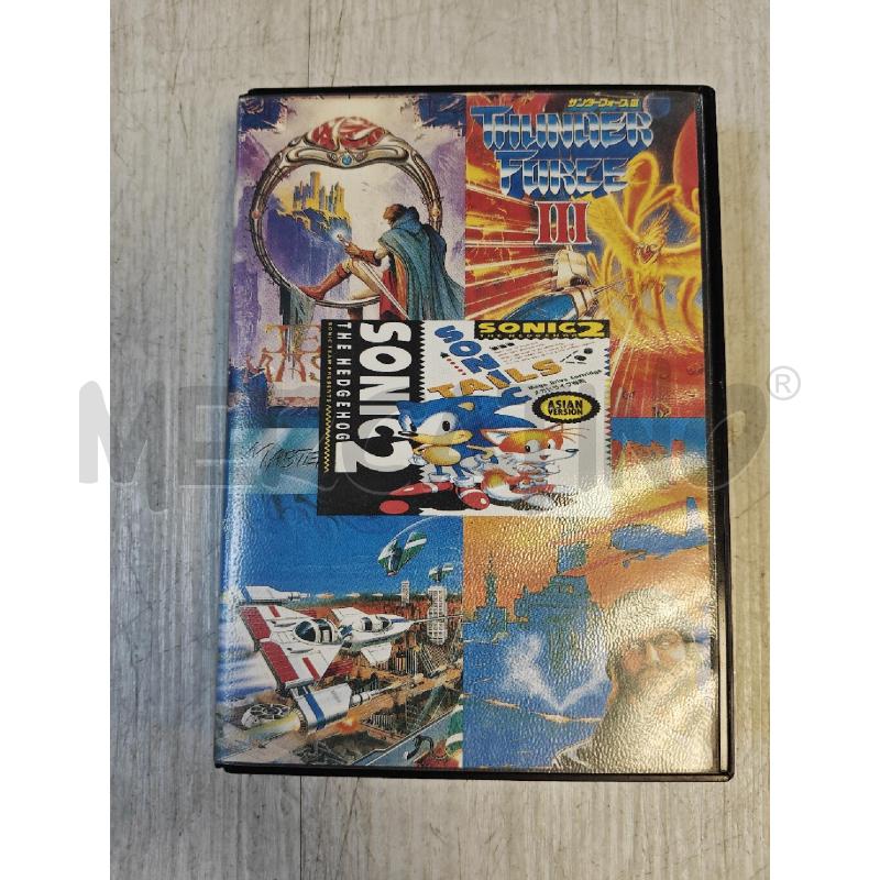 VIDEOGIOCO PER SEGA MEGADRIVE MULTICART 5 IN 1 | Mercatino dell'Usato Ciampino 1