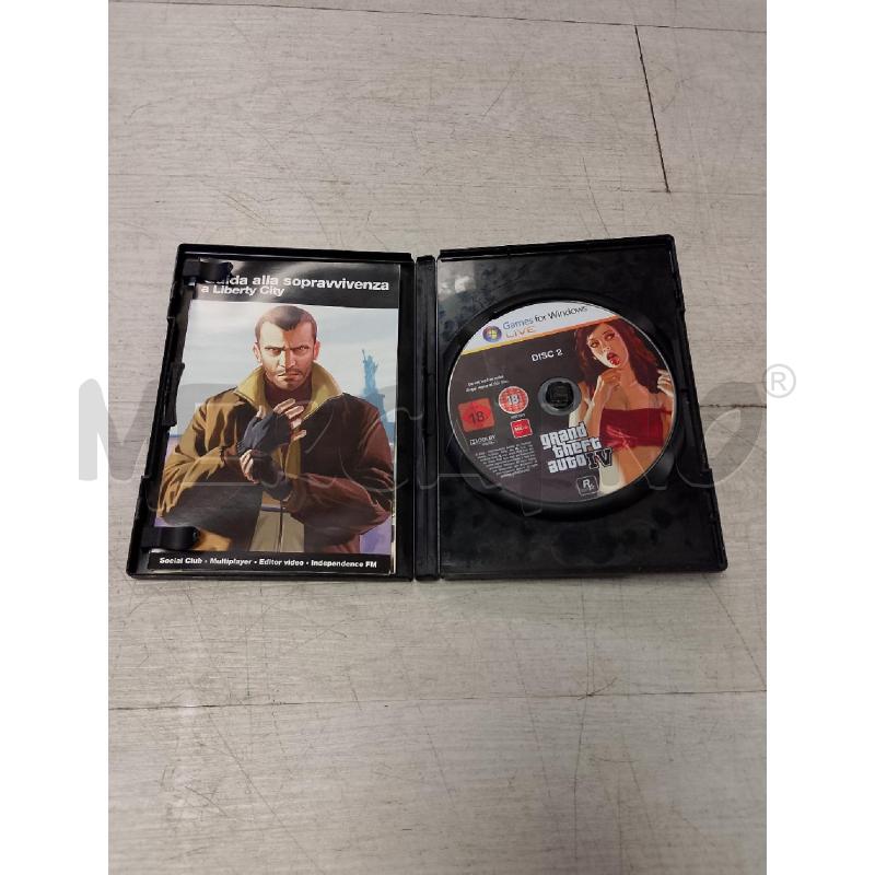 VIDEO GIOCO PC GTA IV | Mercatino dell'Usato Ciampino 4