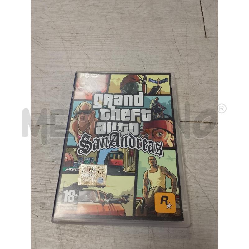 VIDEO GIOCO PC GTA SAN ANDREAS | Mercatino dell'Usato Ciampino 1