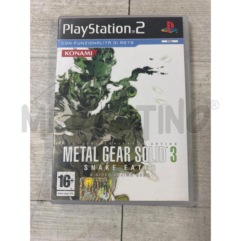 VIDEO GIOCO PS2 METAL GEAR SOLID 3 SNAKE EATER | Mercatino dell'Usato Ciampino 1