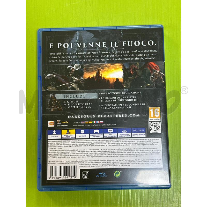 VIDEO GIOCO PS4 DARK SOULS REMASTERED | Mercatino dell'Usato Ciampino 2