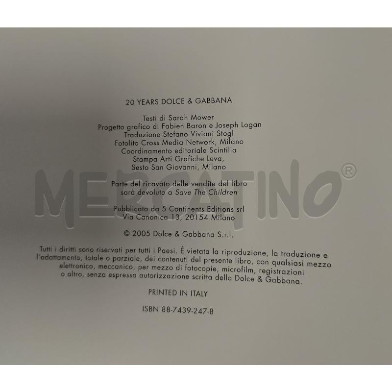 20 YEARS OF DOLCE E GABBANA | Mercatino dell'Usato Roma porta maggiore 5