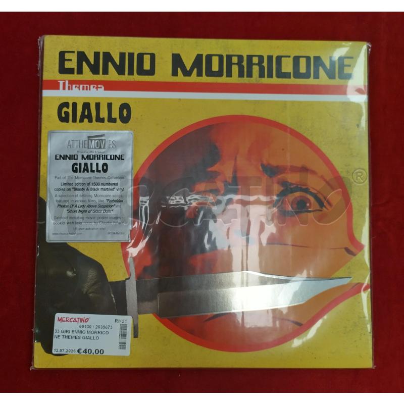 33 GIRI ENNIO MORRICONE THEMES GIALLO | Mercatino dell'Usato Roma porta maggiore 1