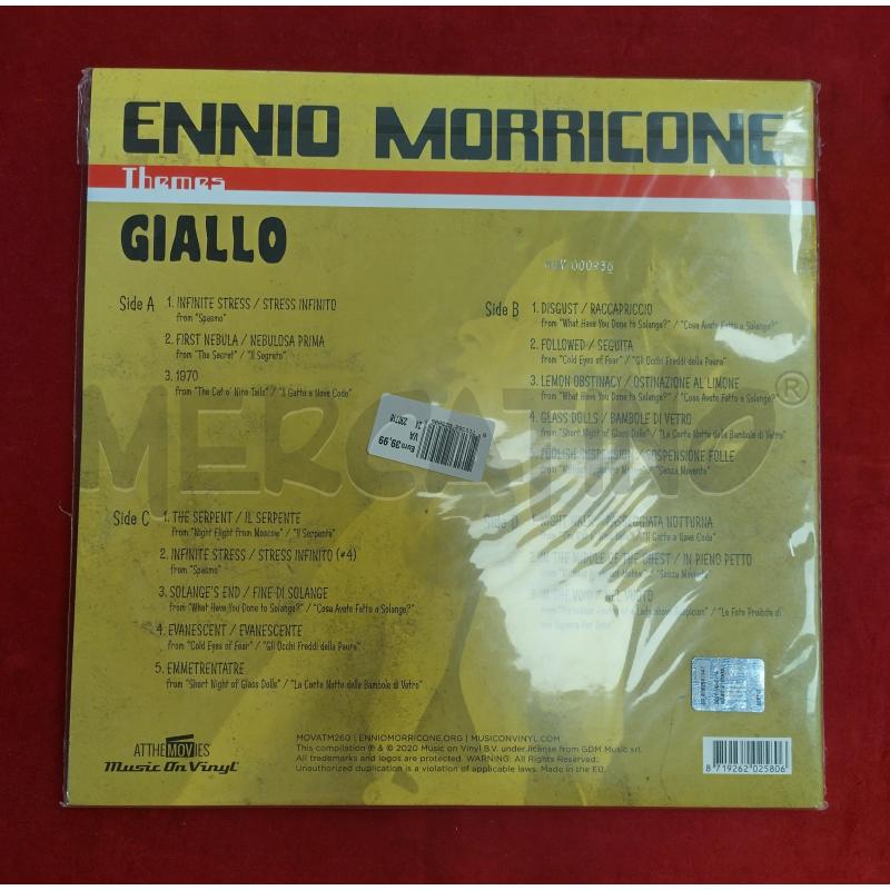 33 GIRI ENNIO MORRICONE THEMES GIALLO | Mercatino dell'Usato Roma porta maggiore 2