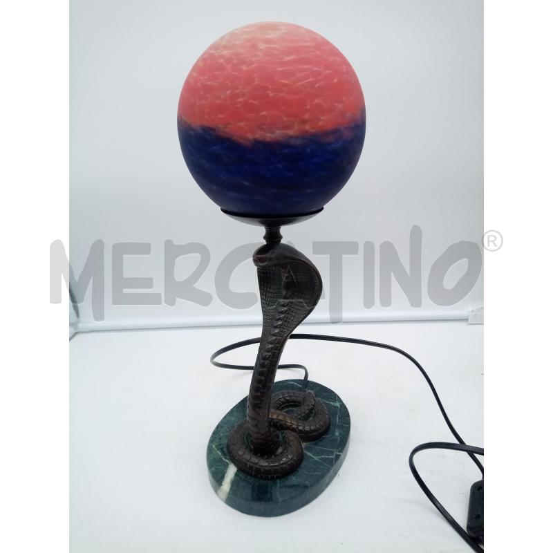 ABAT JOUR COBRA STILE LIBERTY BASE MARMO  | Mercatino dell'Usato Roma porta maggiore 1