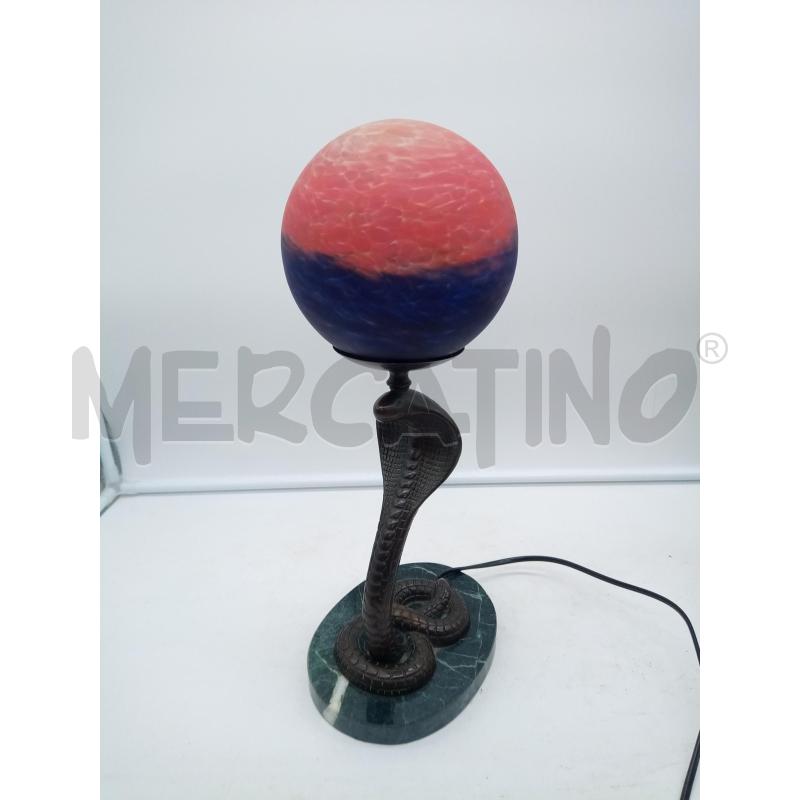 ABAT JOUR COBRA STILE LIBERTY BASE MARMO  | Mercatino dell'Usato Roma porta maggiore 2