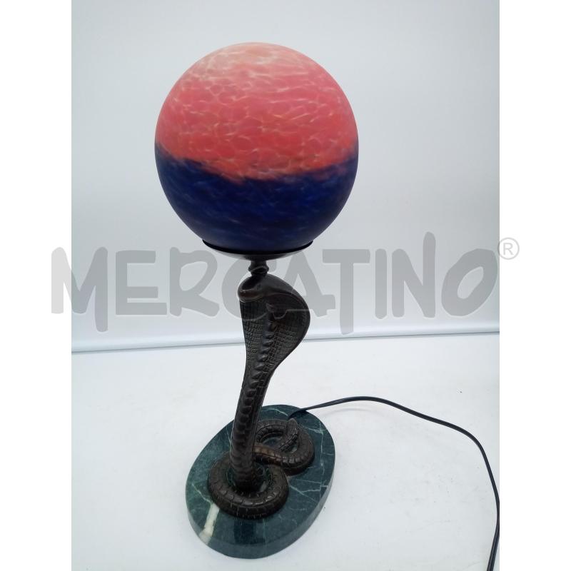 ABAT JOUR COBRA STILE LIBERTY BASE MARMO  | Mercatino dell'Usato Roma porta maggiore 4