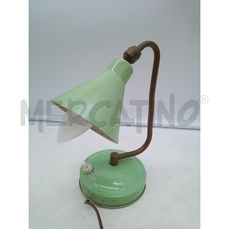ABAT JOUR METALLO VERDE ACQUA OTTONE 1 SNODO  | Mercatino dell'Usato Roma porta maggiore 2