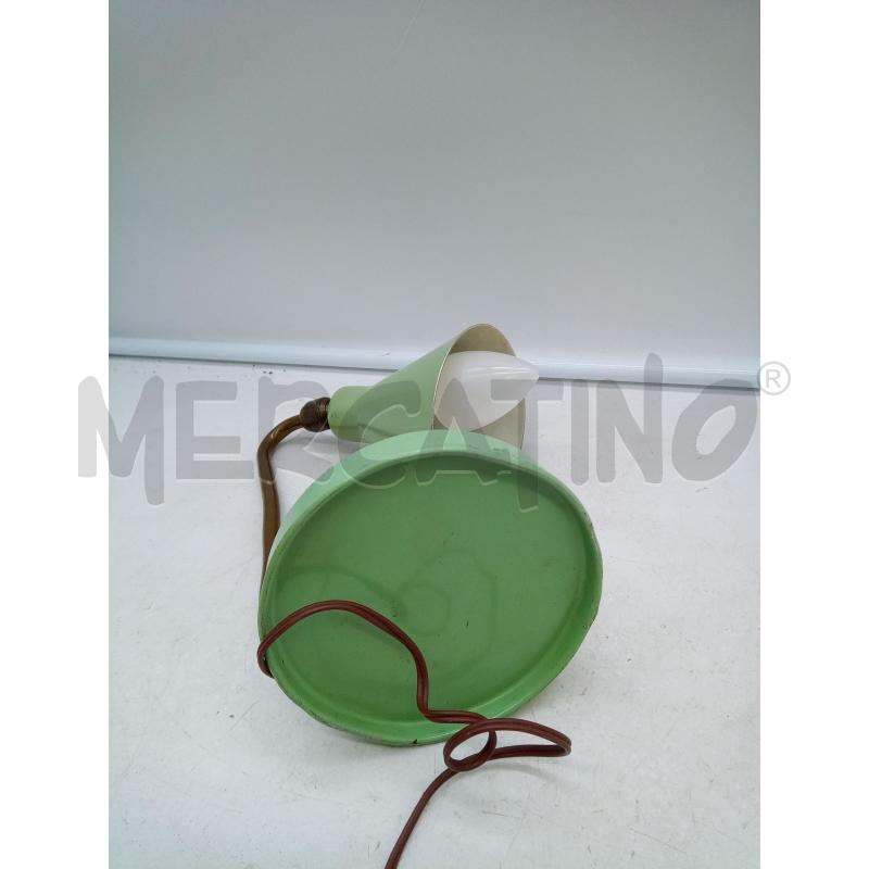 ABAT JOUR METALLO VERDE ACQUA OTTONE 1 SNODO  | Mercatino dell'Usato Roma porta maggiore 3