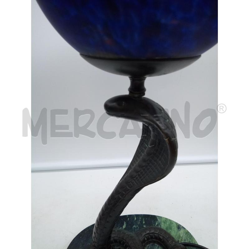 ABAT JOUR STILE LIBERTY COBRA BASE MARMO  | Mercatino dell'Usato Roma porta maggiore 2