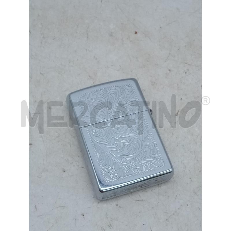 ACCENDINO ZIPPO MET ARG CESELLATO PATTERN FLOREALE  | Mercatino dell'Usato Roma porta maggiore 1