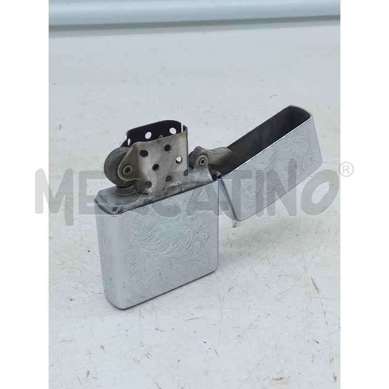 ACCENDINO ZIPPO MET ARG CESELLATO PATTERN FLOREALE  | Mercatino dell'Usato Roma porta maggiore 3