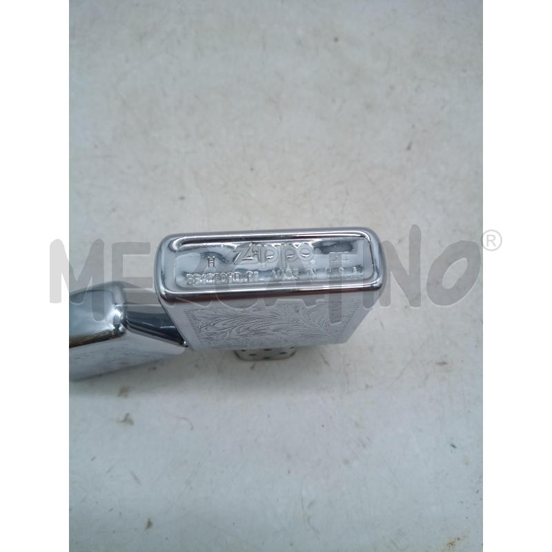 ACCENDINO ZIPPO MET ARG CESELLATO PATTERN FLOREALE  | Mercatino dell'Usato Roma porta maggiore 4