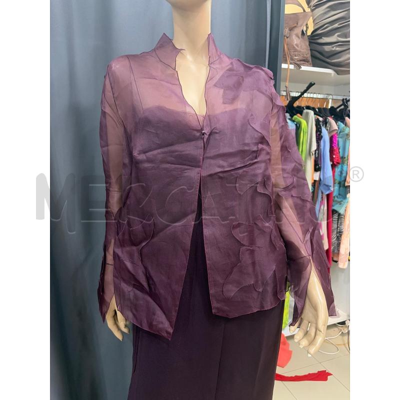 AKRIS VESTITO DONNA MELANZANA SETA BOLETINO SCIALLE | Mercatino dell'Usato Roma porta maggiore 3