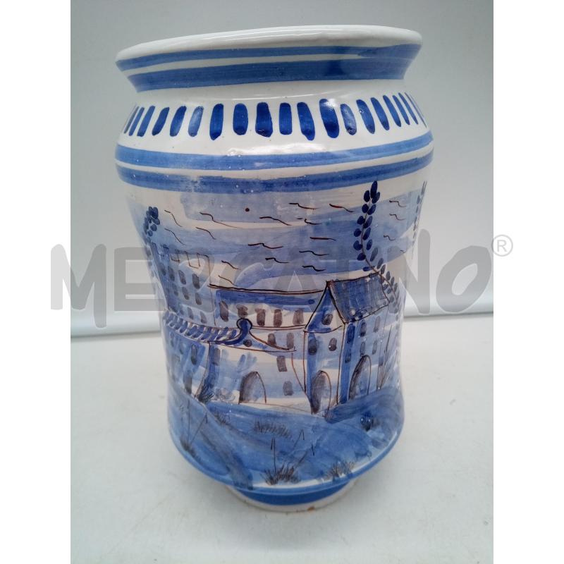 ALBARELLO CERAMICA CASTELLO BLU | Mercatino dell'Usato Roma porta maggiore 1