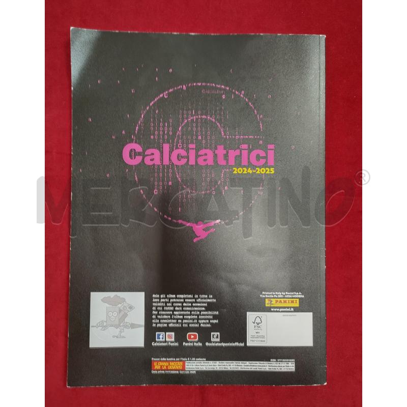 ALBUM CALCIATRICI 2024-25 - COMPLETO  | Mercatino dell'Usato Roma porta maggiore 2
