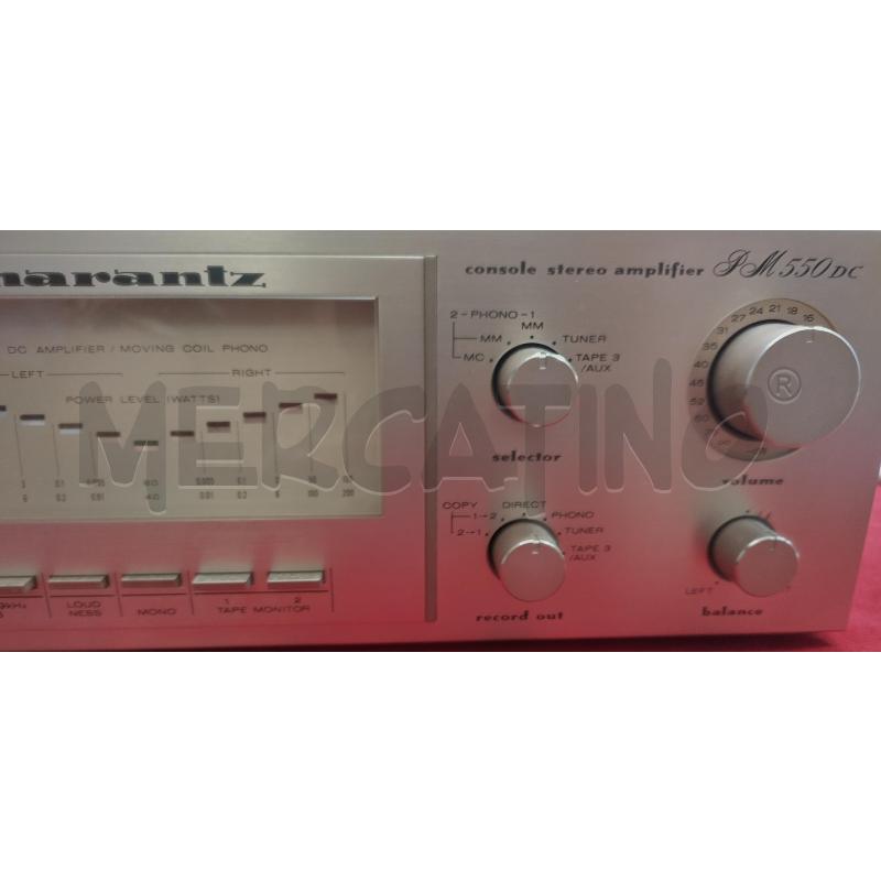AMPLIFICATORE MARANTZ PM 550 DC | Mercatino dell'Usato Roma porta maggiore 5