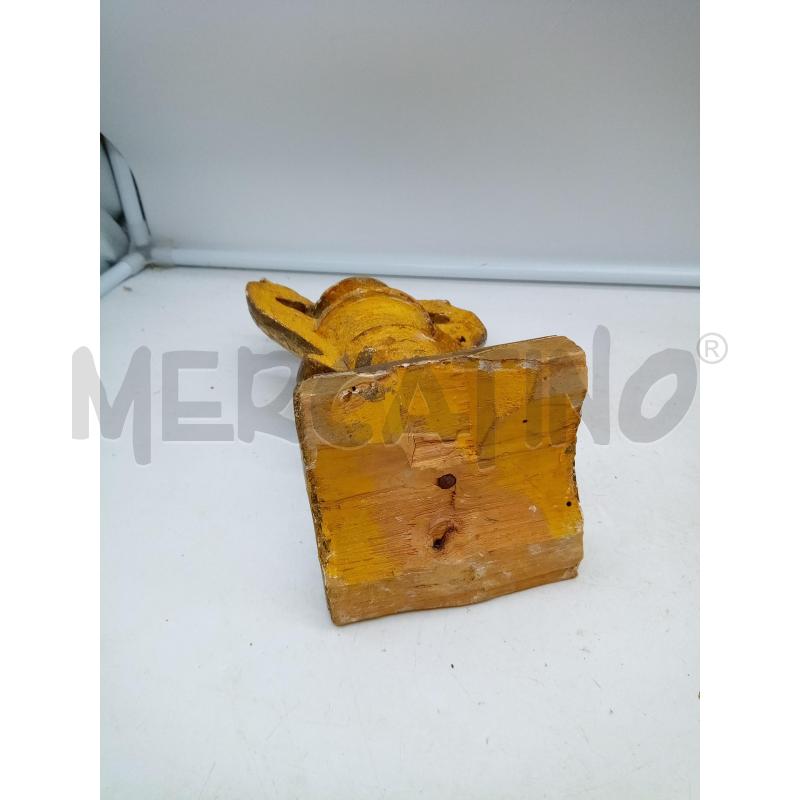 ANFORA LEGNO DORATO DUE AQUILE | Mercatino dell'Usato Roma porta maggiore 4