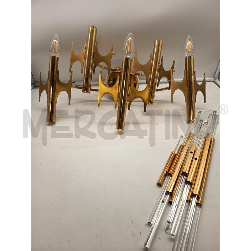 APPLIQUE 3L SCIOLARI DORATA DIFETTI | Mercatino dell'Usato Roma porta maggiore 1