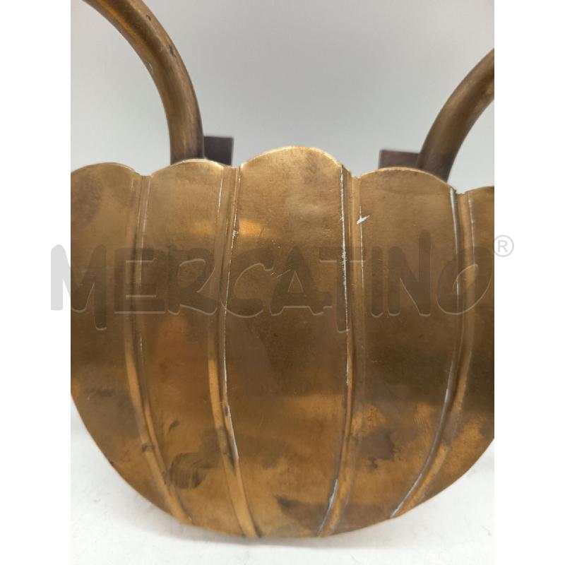 APPLIQUE 4L OTTONE SCANALATURE VERTICALI | Mercatino dell'Usato Roma porta maggiore 4