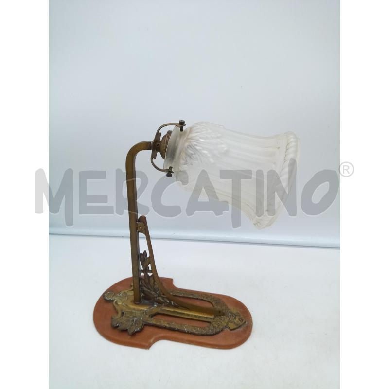 APPLIQUE LIBERTY OTTONE BASE LEGNO PARALUME  | Mercatino dell'Usato Roma porta maggiore 1