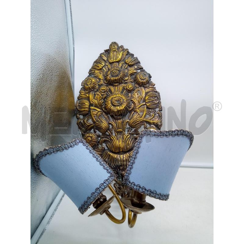 APPLIQUE PALMETTA PROCESSIONE OTTONE FIORI | Mercatino dell'Usato Roma porta maggiore 1