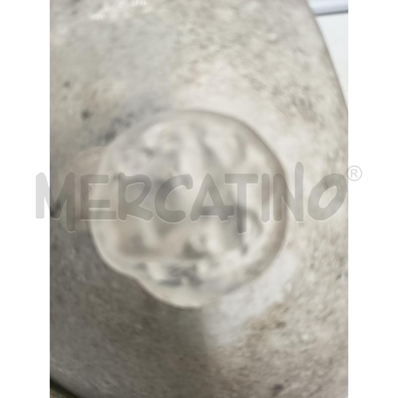 APPLIQUE PICCOLA 1L VETRO SCAVO DUE LEONI  | Mercatino dell'Usato Roma porta maggiore 2