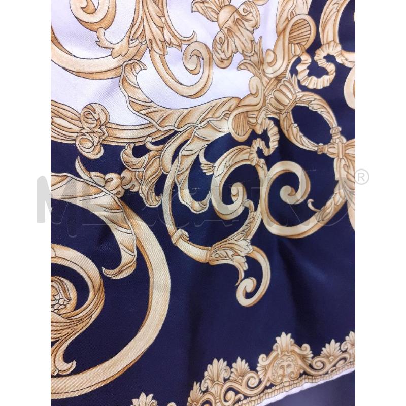 ATELIER VERSACE FOULARD NERO MEDUSA GIALLO BIANCO NERO  | Mercatino dell'Usato Roma porta maggiore 4