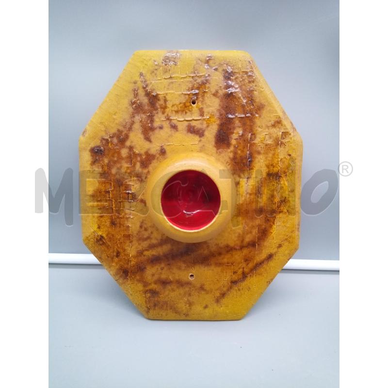 ATTACCA PANNI CERAMICA ANNI 70 OTTAGONALE OCRA | Mercatino dell'Usato Roma porta maggiore 1
